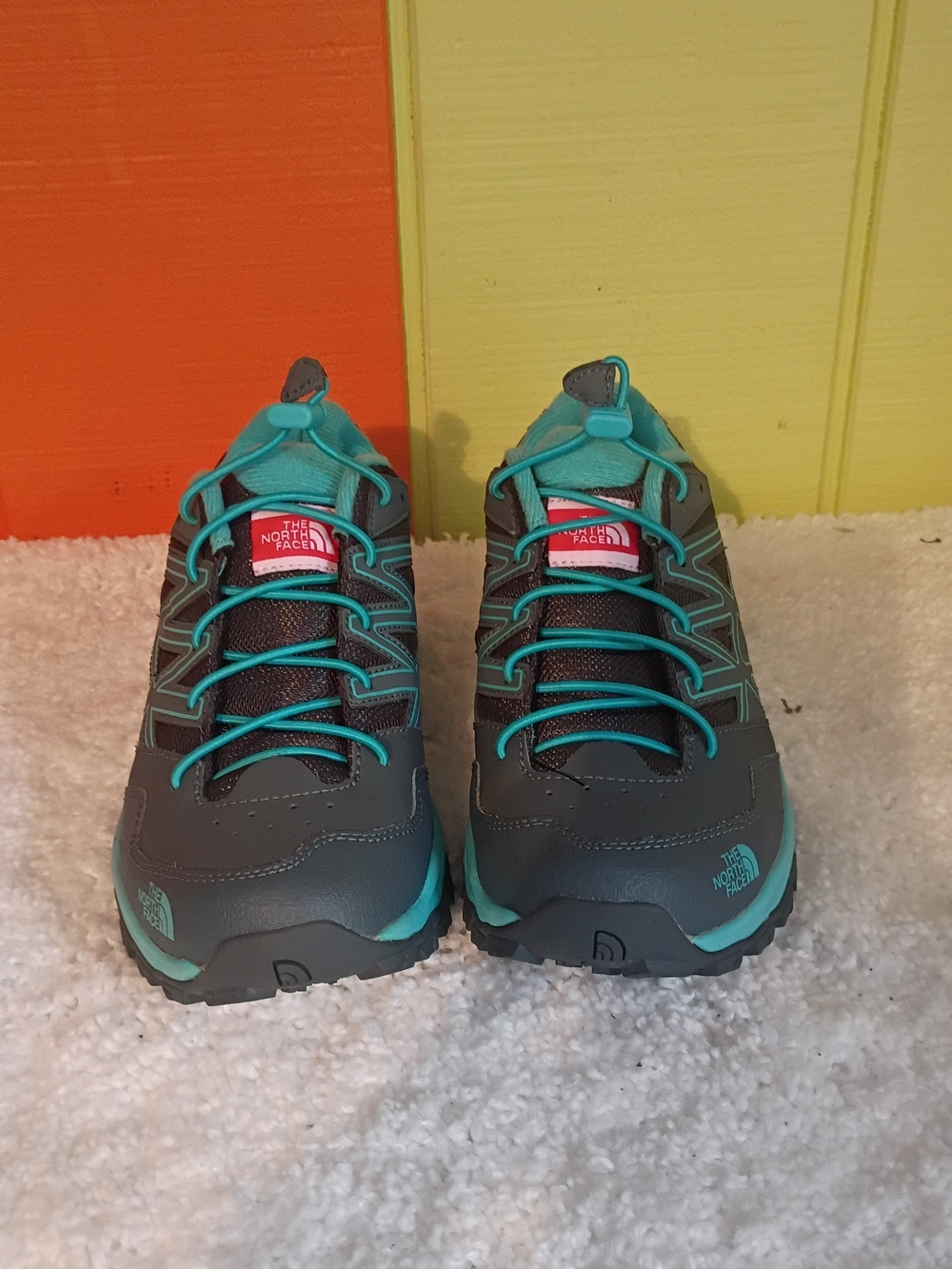 The North Face Kids' Grey & Teal Trail Shoes